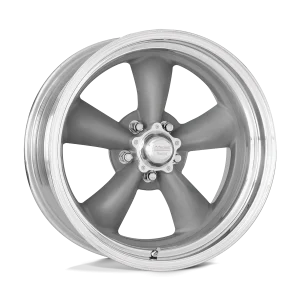 American Racing Vintage – VN205 CLASSIC TORQ THRUST II – Grey – 15″x14″ -102mm – Summer Wheels – VNCL2055146135